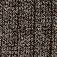 Plain Wool Rib Sock