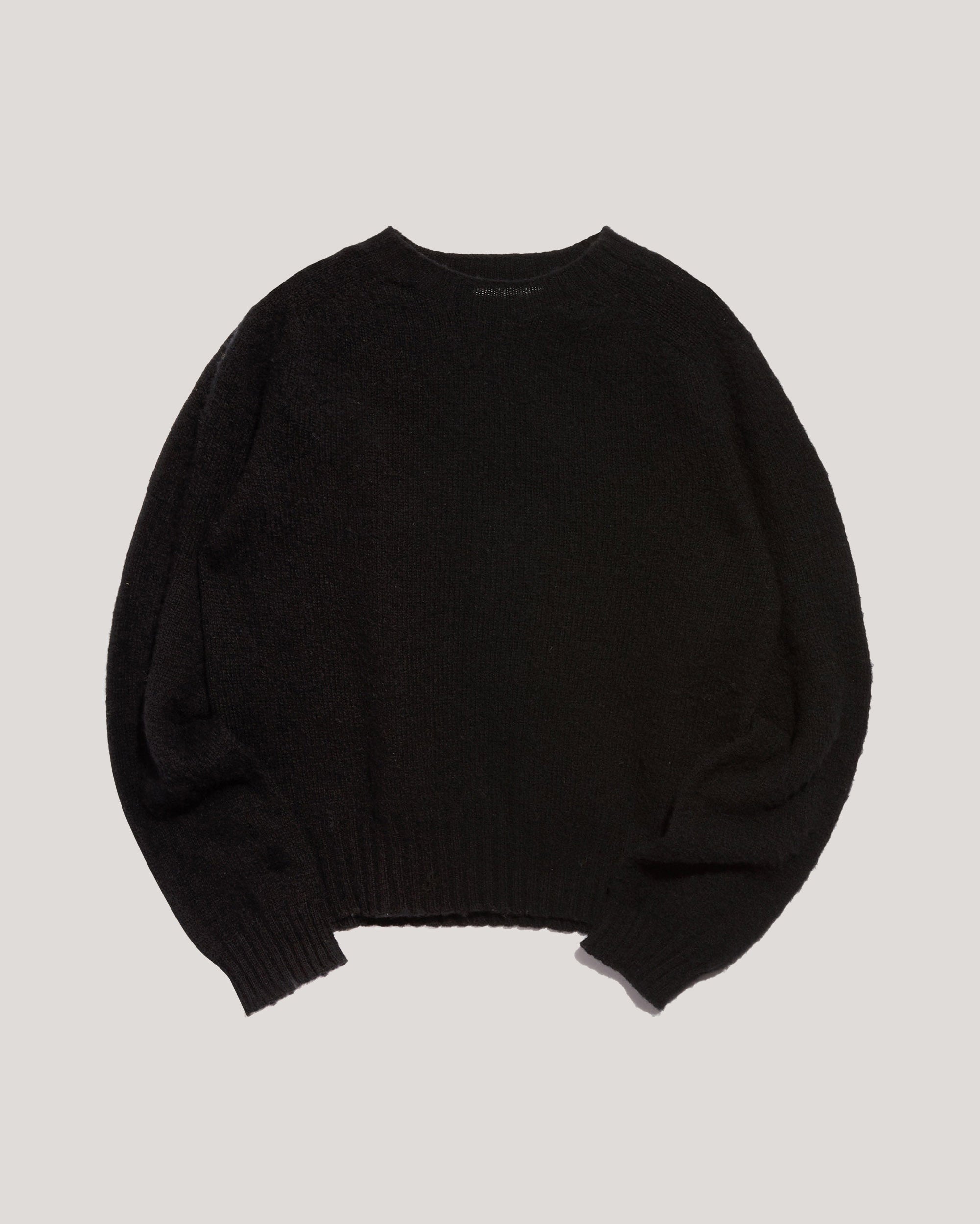 Black woolen jumper hotsell